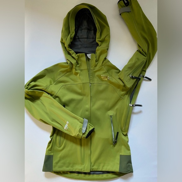 Mountain Hardwear Women's Soft-Shell Windstopper Waterproof Jacket Green size XS - Picture 1 of 16